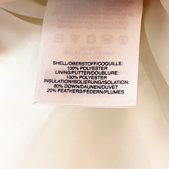 Lands’ End Ivory/Off White Puffer Vest Size Small 6-8 - Picture 8 of 9